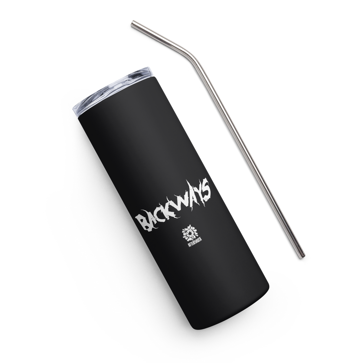 backways-stainless-steel-tumbler-aftershockcomics